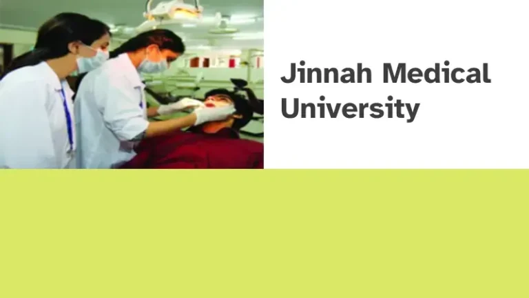 Jinnah Medical and Dental College Karachi [ Admissions ]