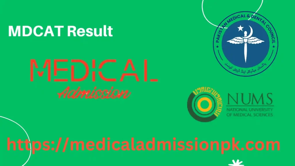 PMDC MDCAT Result 2026: Official University Result Links 1 MDCAT Result