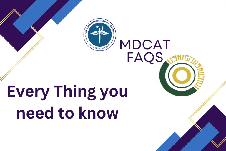 MDCAT 2024-2025 Frequently Asked Questions (FAQs)